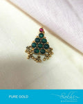 AGP-7704 - Gold & Green Gold Pendant