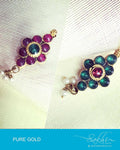 AGP-7705 - Red & Green Gold Pendant