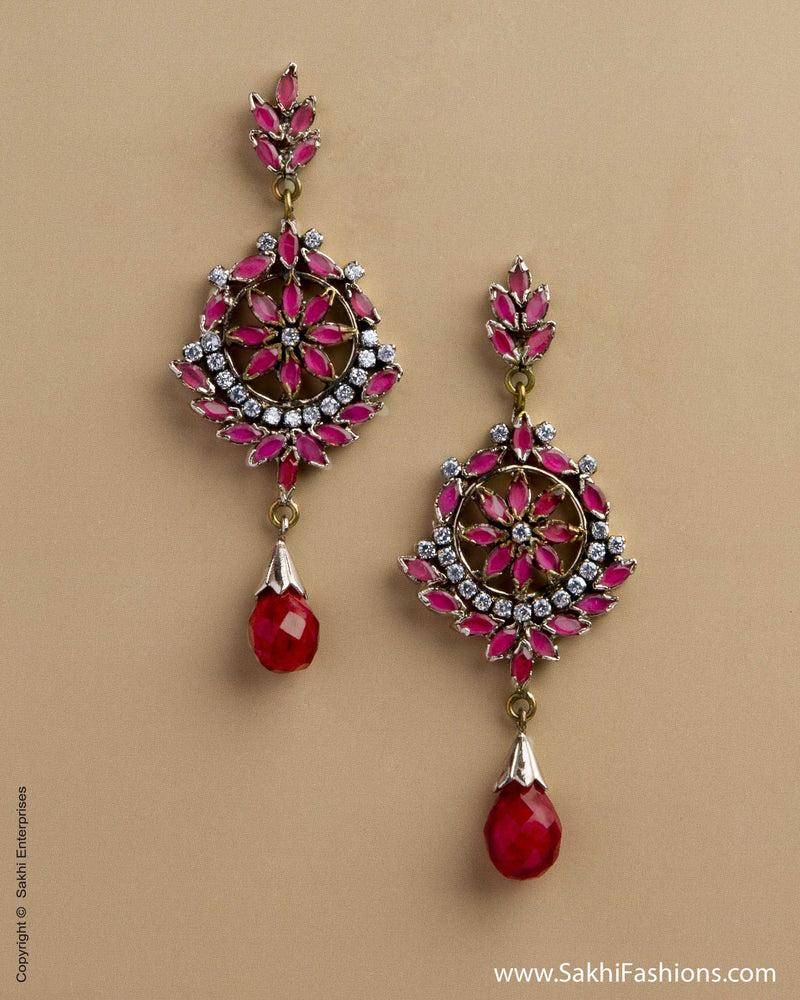 AJ-0027 Fuchsia Earring