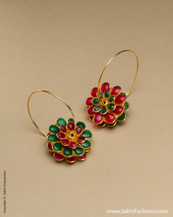 AJ-0033 Mulit Color Bali Earring