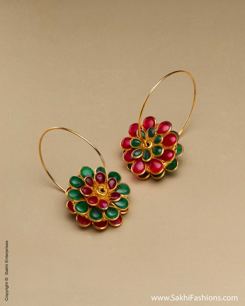 AJ-0033 Mulit Color Bali Earring