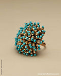 AJ-0044 - Blue Flora Ring