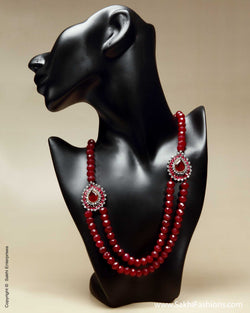 AJ-0057 Ruby Bead Mala