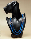 AJ-0058 Sapphire Pearl Mala