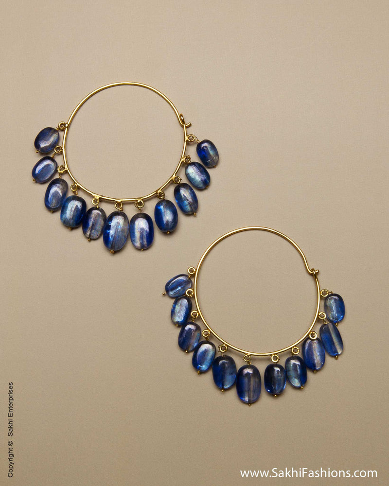 AJ-0080 Blue Bali silver Gold