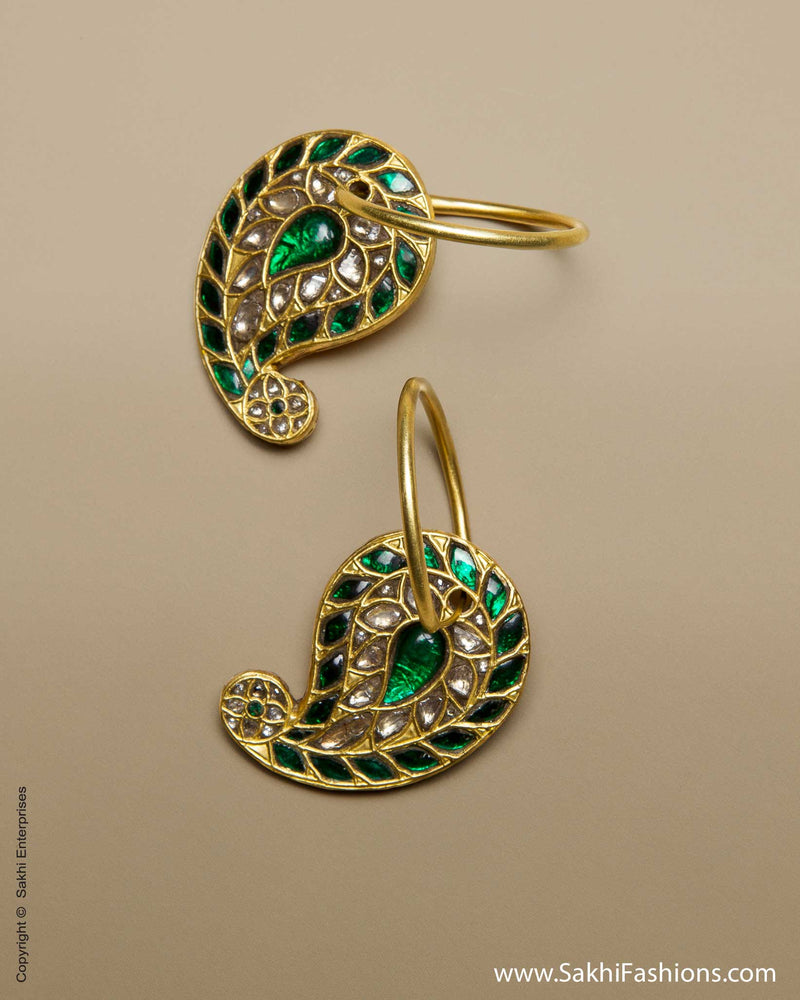AJ-0081 Green Paisley