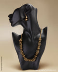 AJ-0131 Golden Mala & Earring