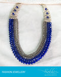 AJ-0184 - Blue & Purple Crystal Mala