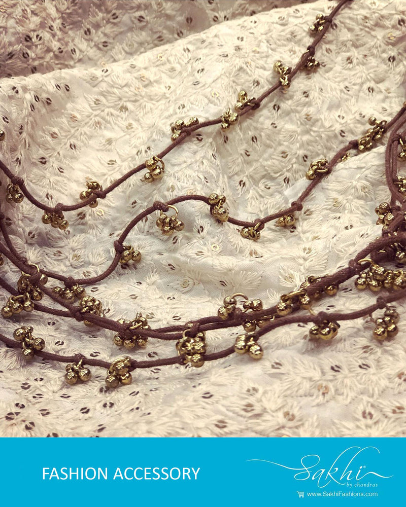 AJ-R8992 Brown Gold Mala