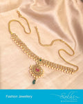 AJDP-0013 - Gold & Multi Mix Metal Waist Band