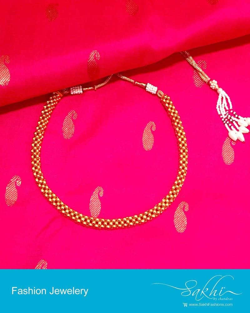 AJDP-0027 - Gold & Yellow Mix Metal Chain