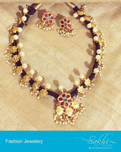 AJDP-0048 - Gold & Multi Mix Metal Mala