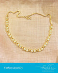 AJDP-0062 - Gold & White Mix Metal Chain