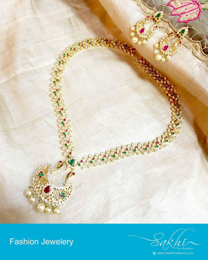 AJDP-0069 - Gold & Multi Mix Metal Earring