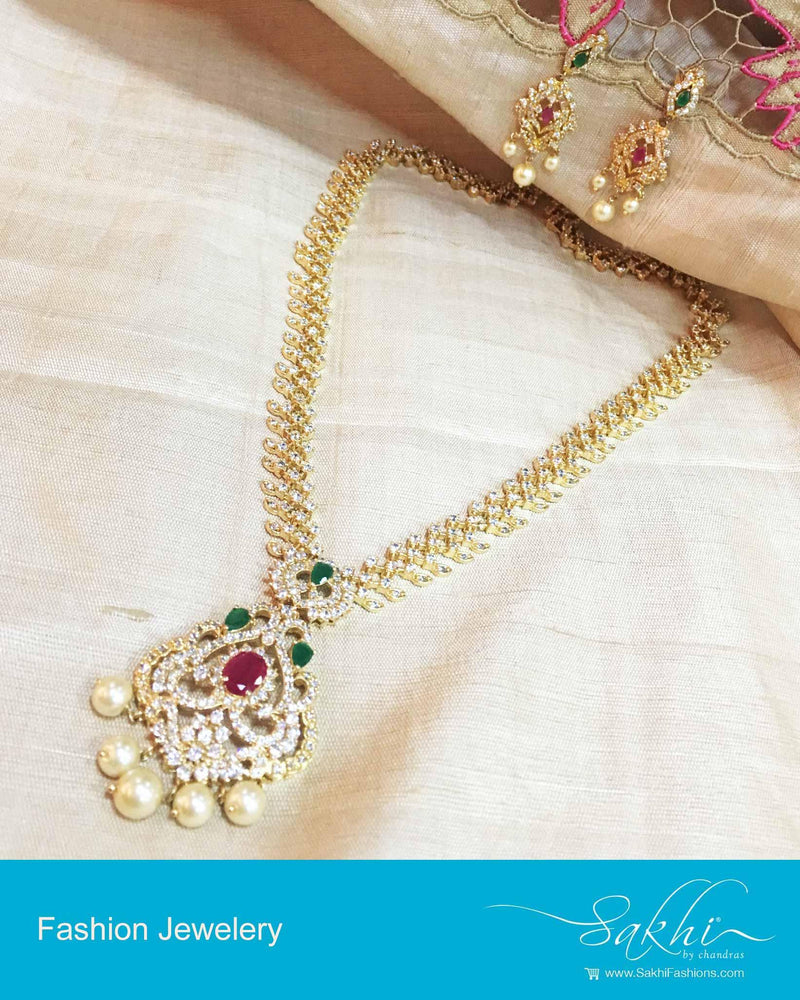 AJDP-0074 - Gold & Multi Mix Metal Chain