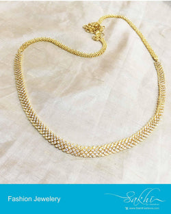 AJDP-0079 - Gold &  Mix Metal Belly Chain