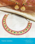 AJDP-0084 - Gold & Multi Mix Metal Chain