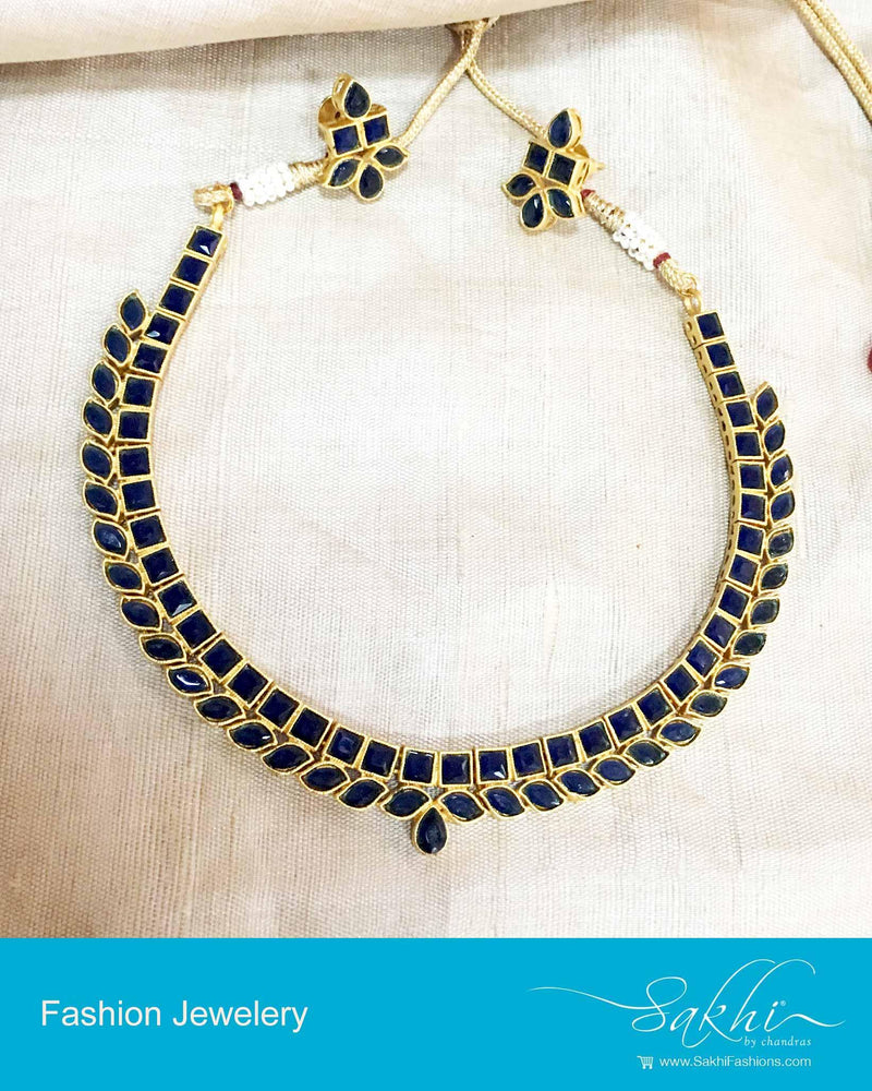 AJDP-0085 - Gold & Black Mix Metal Chain