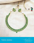 AJDP-0087 - Gold & Green Mix Metal Chain