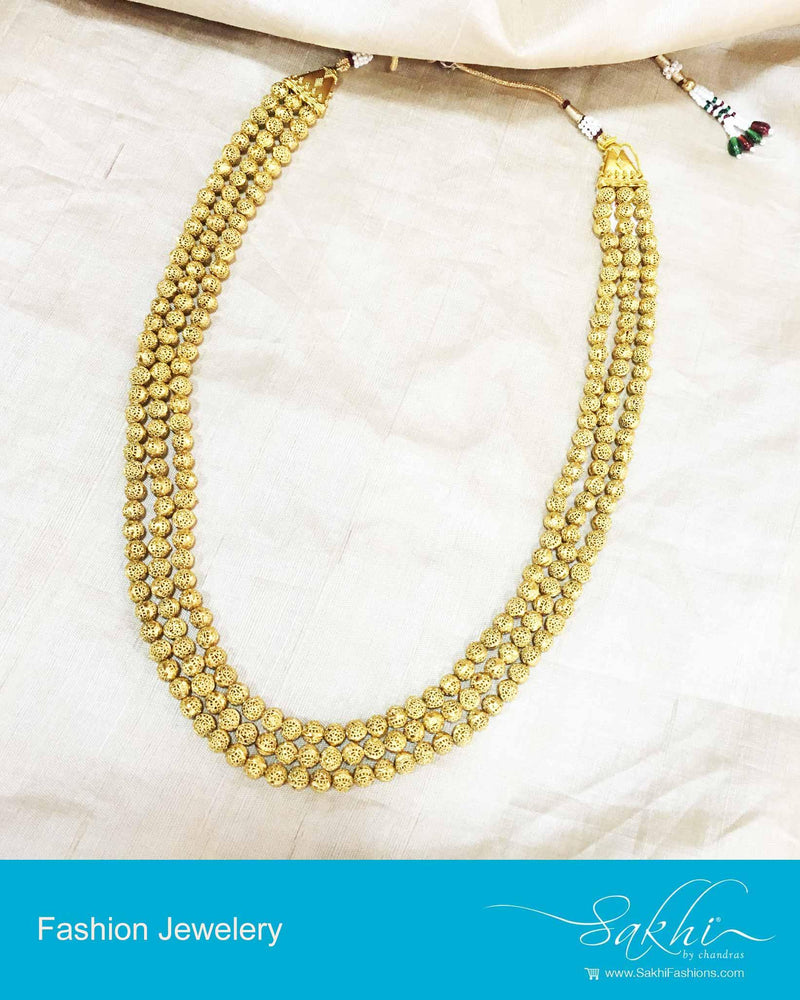 AJDP-0089 - Gold &  Mix Metal Chain