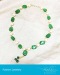 AJDP-0091 Green pearl bead Chain