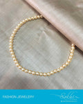 AJDP-6834 - Cream &  Pearl Mala