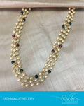 AJDP-6851 Multi &  Pearl Mala