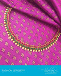 AJDP-7270 - Multi & Gold Mix Metal Mala
