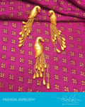 AJDP-7275 - Gold &  Mix Metal Jhumka