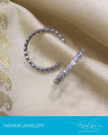AJDP-7308 - Silver &  Mix Metal Earring