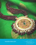 AJDR-21055 - Red &  Mix metal Mala