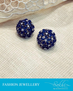 AJDR-23368 Blue Earring