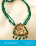 AJDR-2969 - Green & Gold Mala