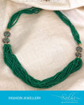 AJDR-2971 - Green & Gold Mala