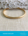 AJDR-3420 - Gold  Mix Metal Bangle