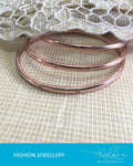 AJDR-3433 - Gold  Mix Metal Bangle