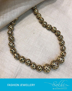 AJDR-3776 - Multi & Gold Mix Metal Mala