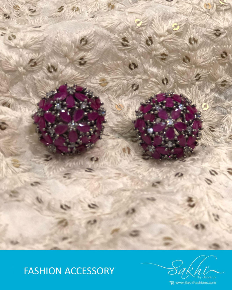 AJDR-8943 Ruby Stud Earring