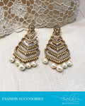 AJDS-09957 - Gold &  Mix Metal  Earring