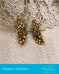 AJDS-24590 - Gold &  Mix Metal Earring