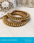 AJDS-6740 - Gold &  Mix Metal  Bangle