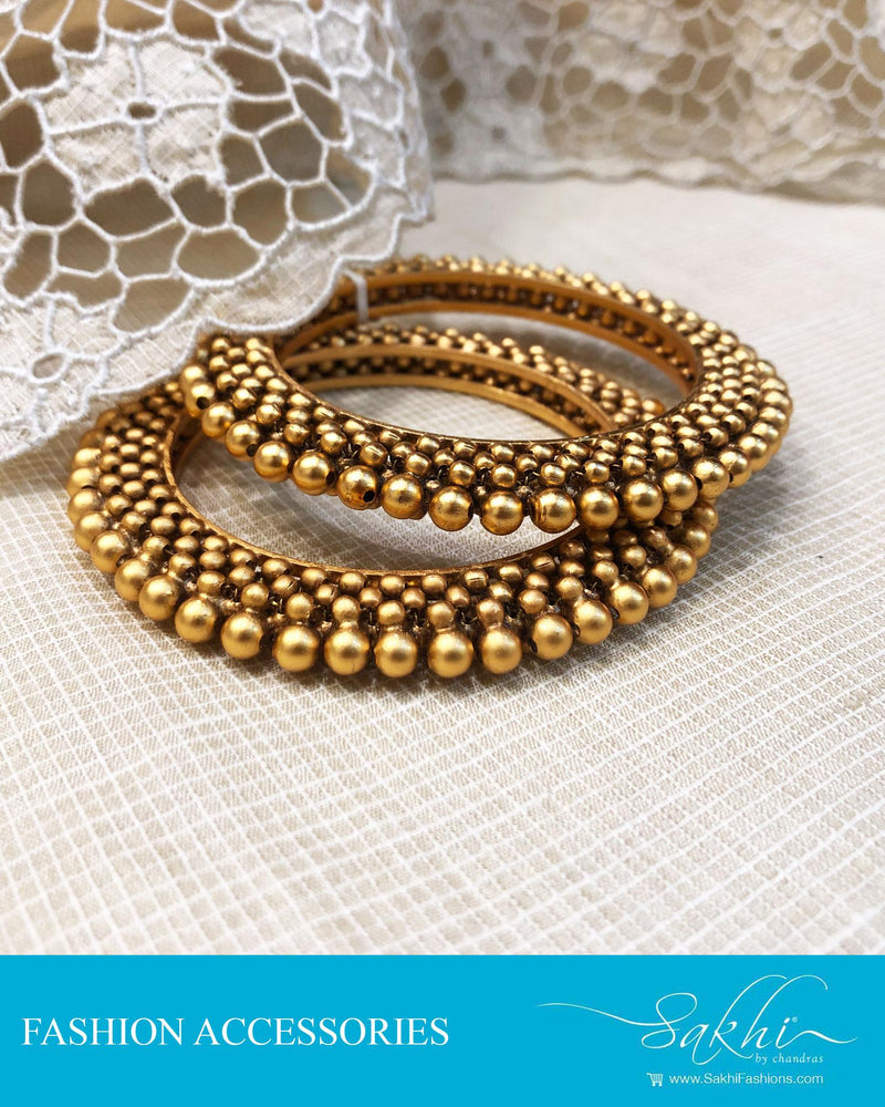 AJDS-6740 - Gold &  Mix Metal  Bangle