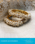 AJDS-7428 - Gold &  Mix Metal  Bangle