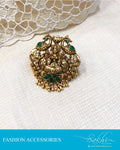 AJDS-9363 - Gold &  Mix Metal  Earring