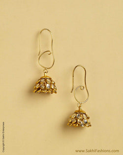 AJMSO-10846 - Yellow & White Mix Metal Hook Hanging