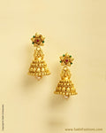 AJMSO-5714 - Gold & Multi Mix Metal Jumka