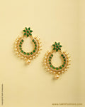 AJMSO-8270 - Green & Cream Mix Metal Stud Bali