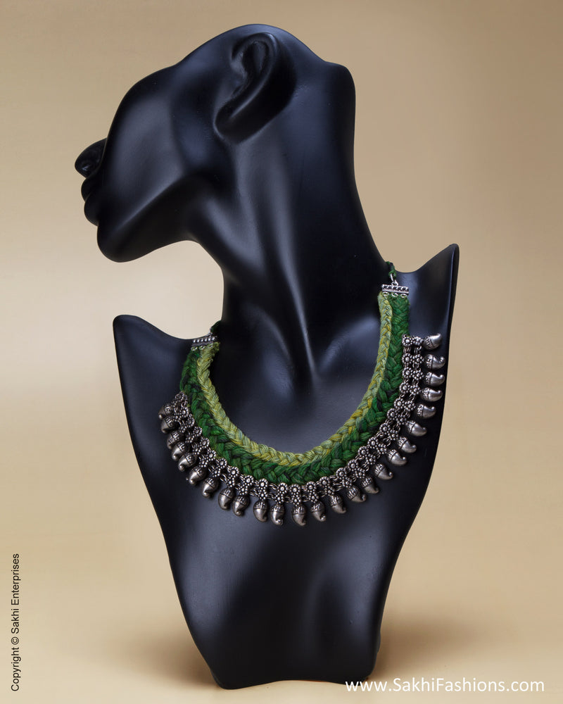 AM-0002 Silk Mala Green