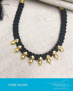ASDP-18898 - Black Pure Silver Mala