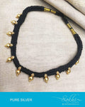 ASDP-18900 - Black Pure Silver Mala